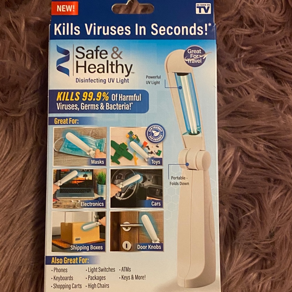 Safe & Healthy Disinfecting UV Light
